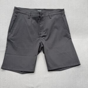 Proof Shorts Mens 38 Gray Performance Chino Stretch 10 Inseam Casual Everyday